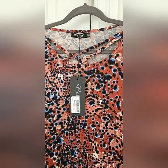 Nwt Papa Made In Canada Rust Color Long Sleeve - Picture 4 of 4